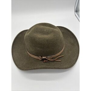 Bailey Morgan Light Felt Made In Usa 100% Wool Hat . Medium